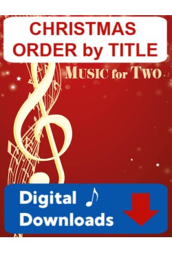 Music for Two Christmas- Flute or Oboe or Violin & Viola - Choose a Mini-Set! Digital Download